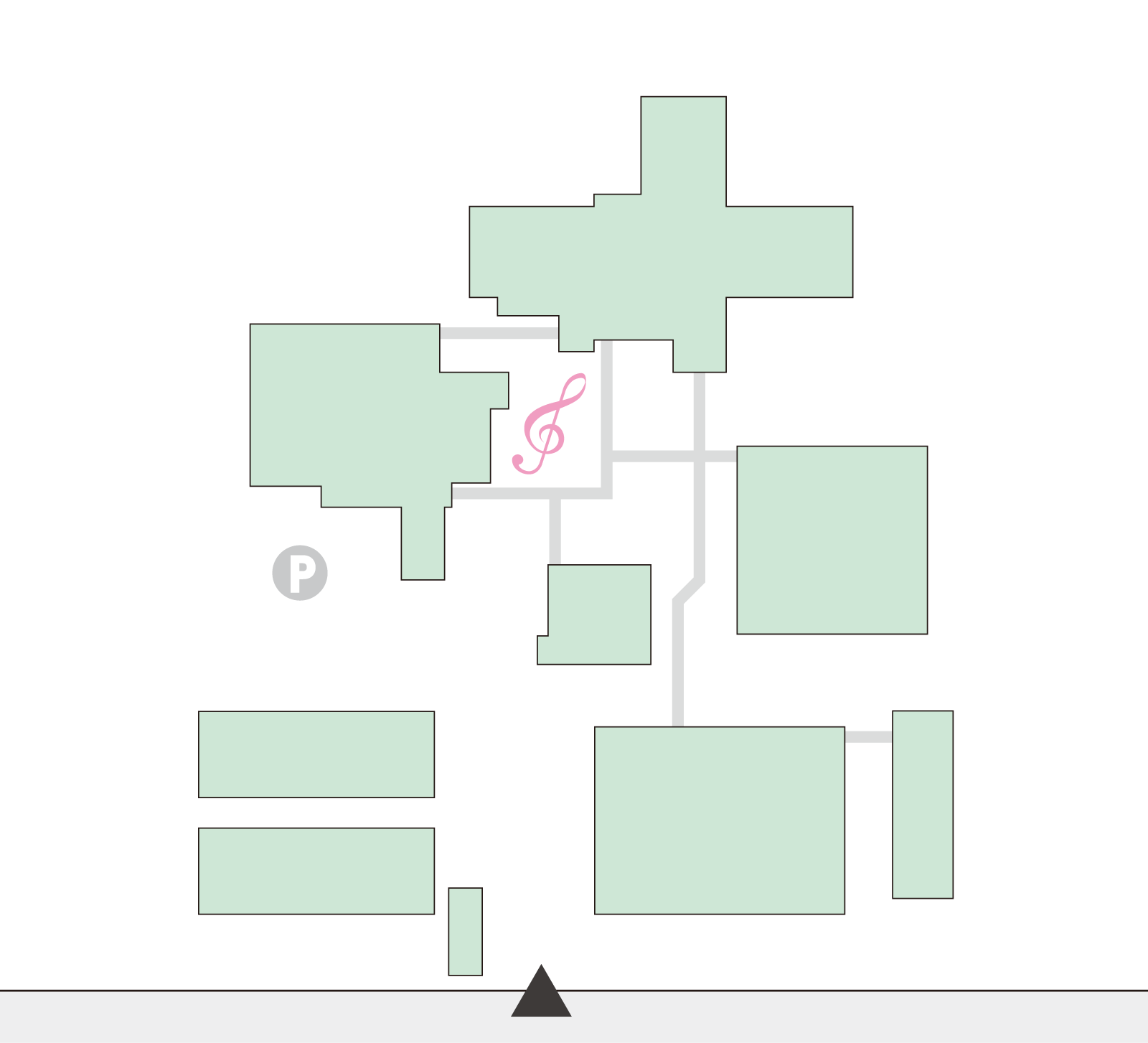 病院配置図