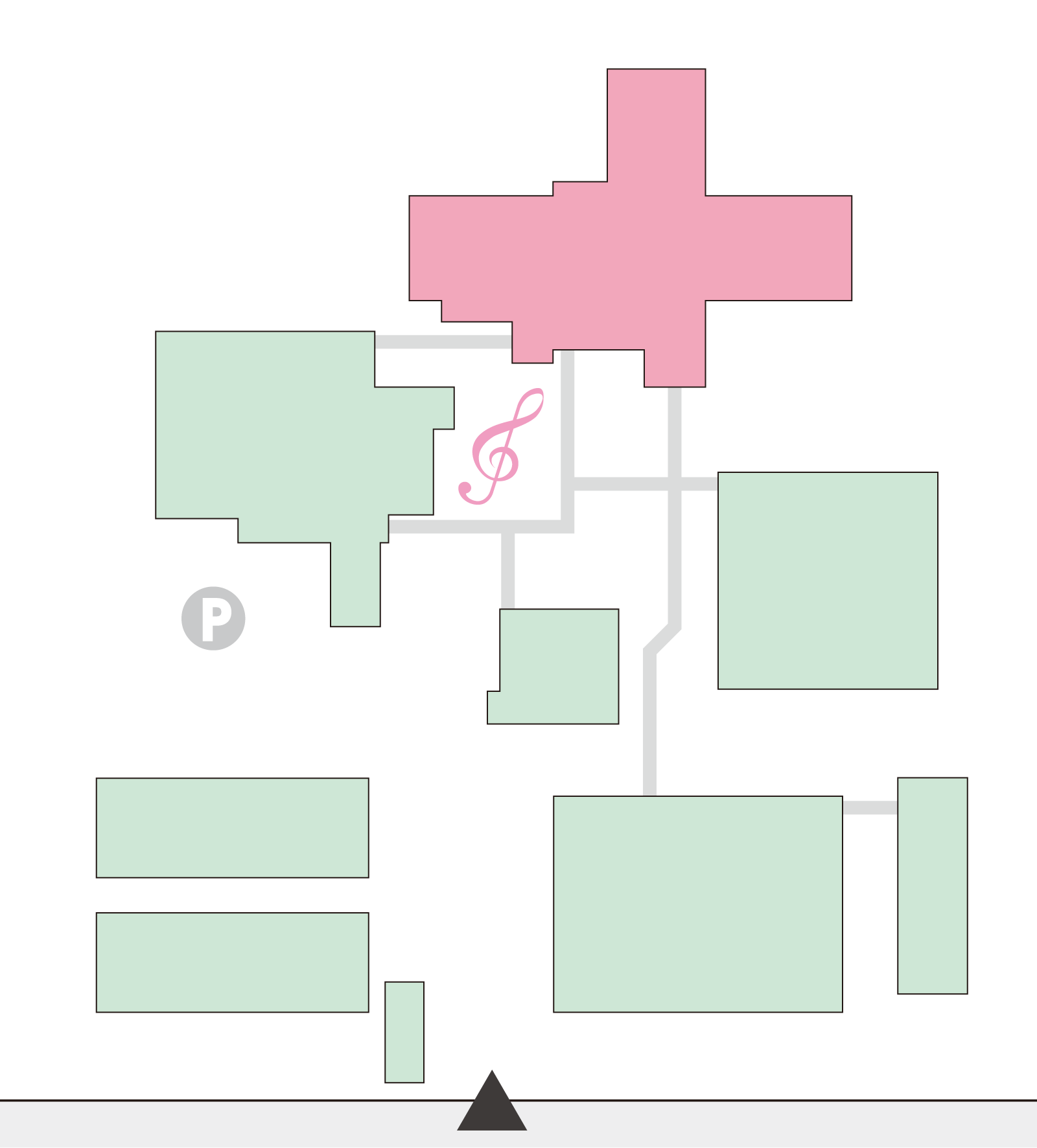 病院配置図