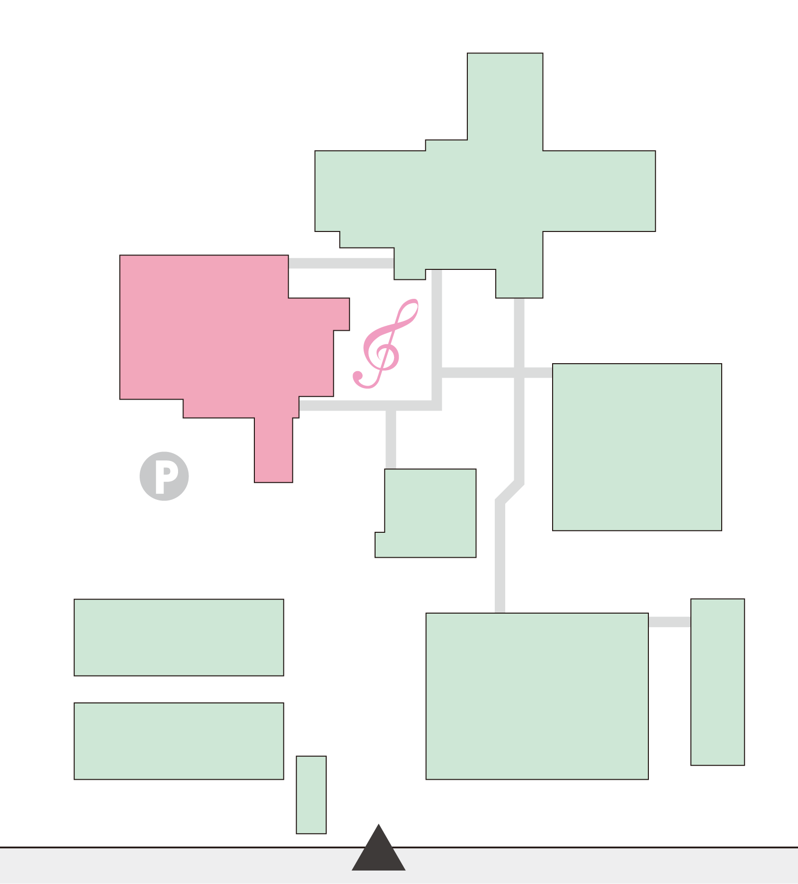 病院配置図