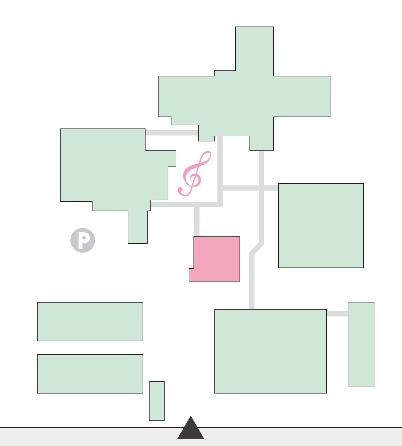 病院配置図