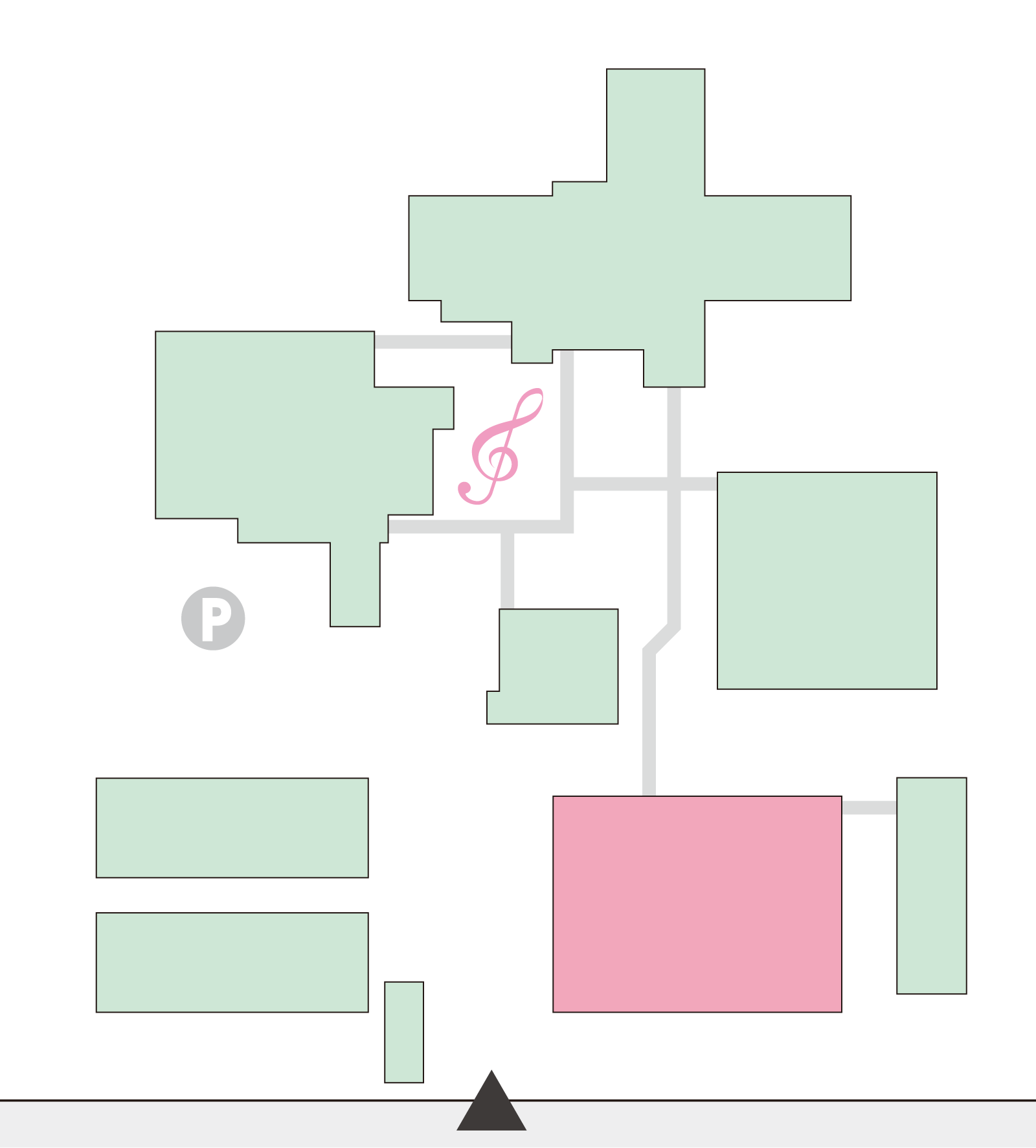 病院配置図