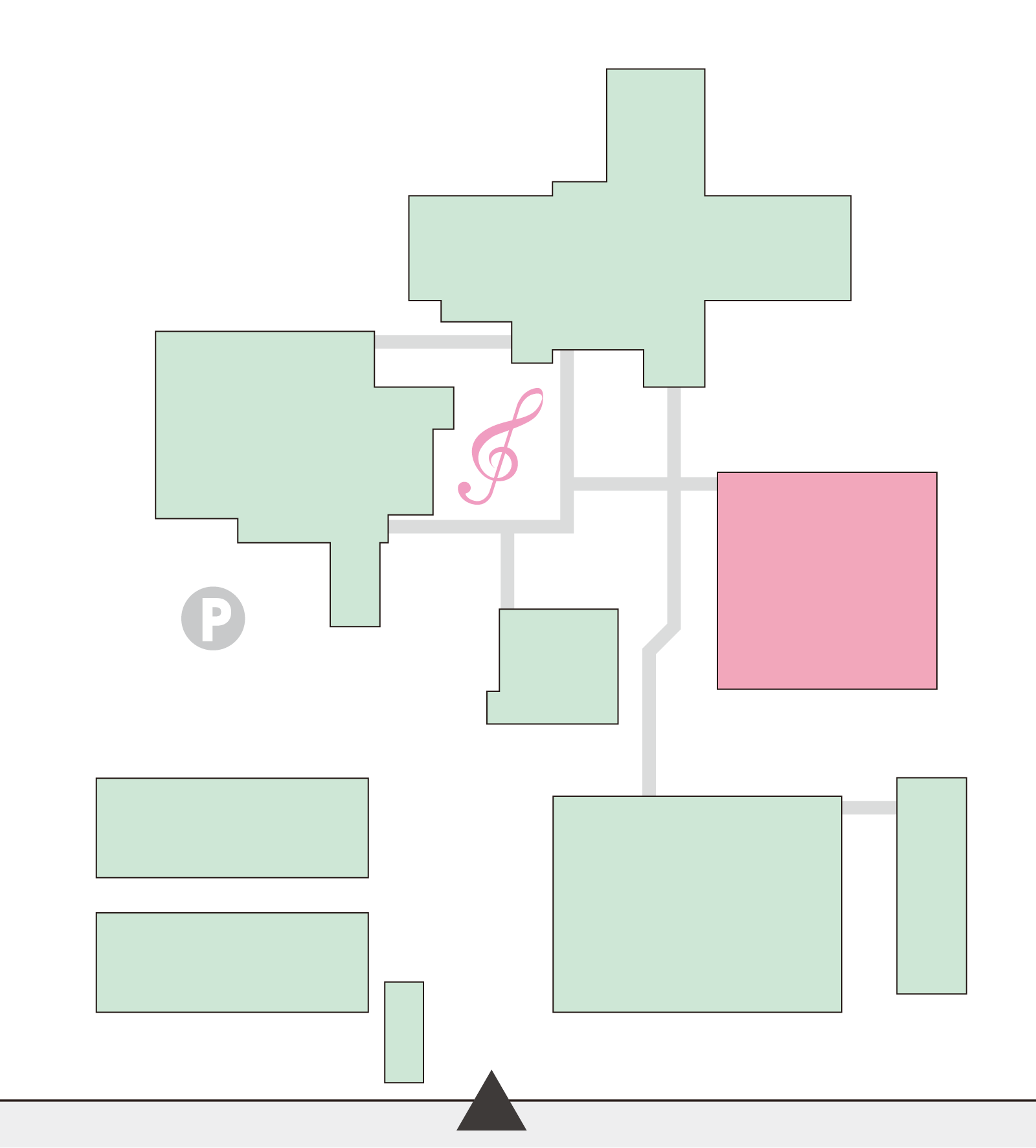 病院配置図
