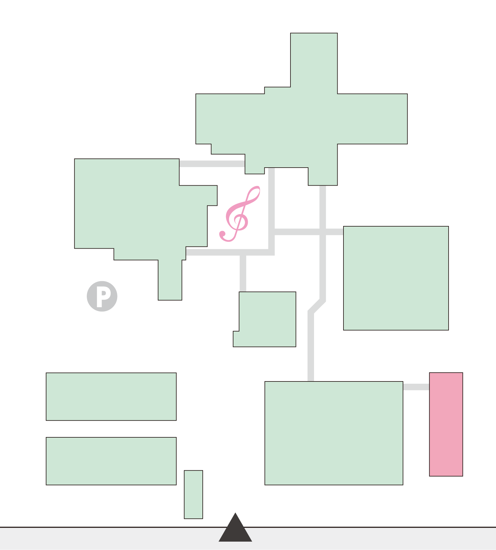 病院配置図