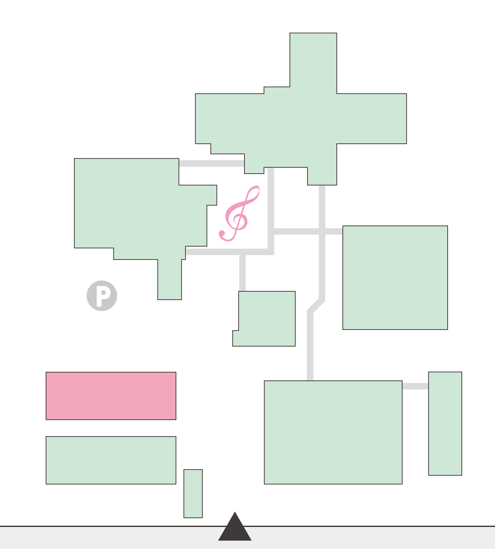 病院配置図