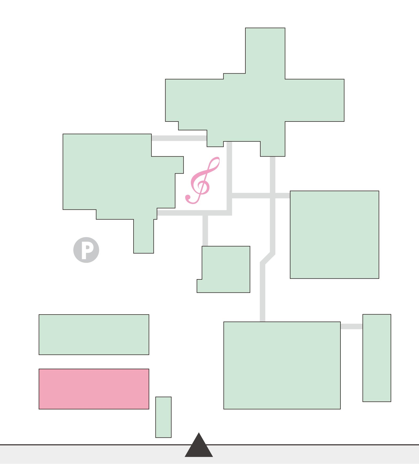 病院配置図